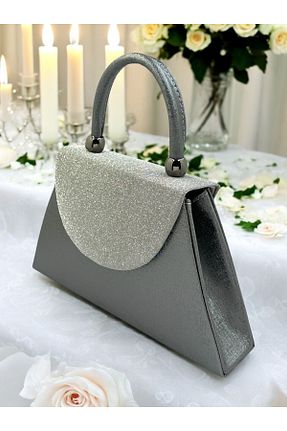 کیف مجلسی متالیک زنانه پارچه ای Biçanta - کد 921646976