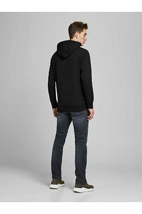 سوئیشرت مشکی مردانه ساده Jack & Jones - کد 764019827