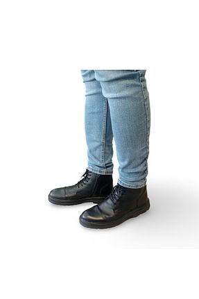 بوت / نیم بوت مشکی مردانه پاشنه کوتاه (1 - 4 سانتی متر) Silvio Motto - کد 921647954