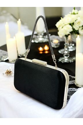 کیف مجلسی مشکی زنانه پارچه ای Biçanta - کد 921645449