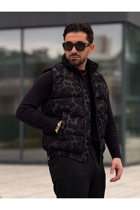 جلیقه مشکی مردانه Bomber MİS MODA - کد 917778213