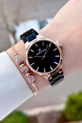 ساعت مچی صورتی زنانه 31-35 میلی متر Daniel Klein - کد 923441198