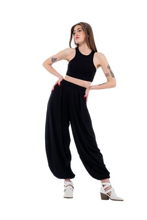 ست بالاتنه و پائین تنه مشکی زنانه بافتنی Lubue - کد 917784629