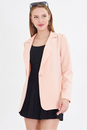 کت بلیزر بژ زنانه پلی استر armonika - کد 666643809