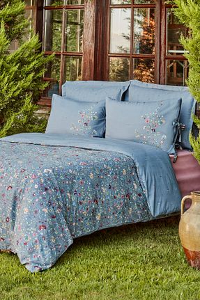 روتختی دونفره آبی پنبه ای Karaca Home - کد 873305131