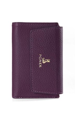کیف پول بنفش زنانه Foxer - کد 917808760