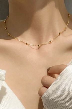 گردنبند جواهر طلائی زنانه Tasarım - کد 917802972