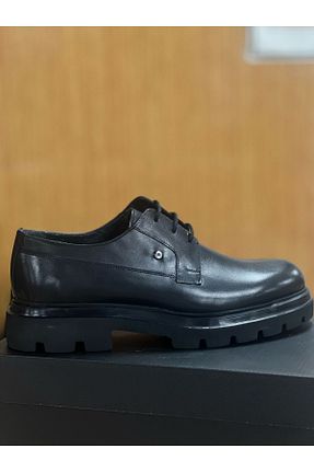 کفش کلاسیک مشکی مردانه چرم خالص mentaç - کد 917804162