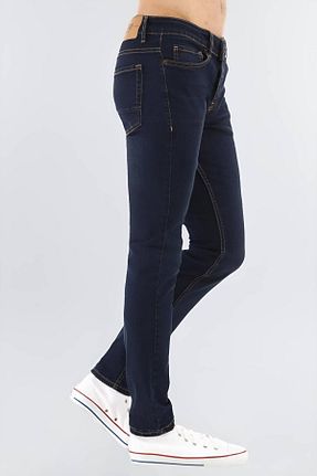 شلوار جین سرمه ای مردانه پاچه تنگ CEDY DENIM - کد 66576318