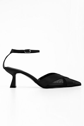 کفش استایلیتو مشکی پاشنه نازک Shoeberry - کد 920755884