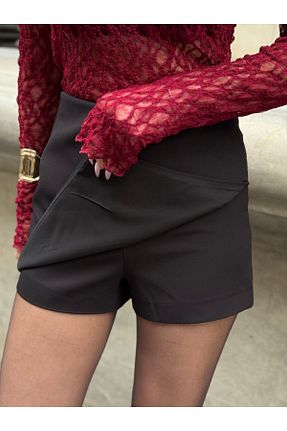 دامن مشکی زنانه شلوارک دامنی YK FASHION - کد 917810239