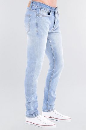 شلوار جین آبی مردانه پاچه تنگ CEDY DENIM - کد 98057285