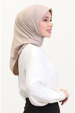 روسری طوسی ساده sefamerve - کد 917827509