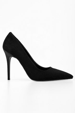 کفش استایلیتو مشکی پاشنه نازک Shoeberry - کد 78388745