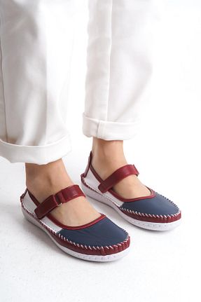 بابت زرشکی زنانه چرم خالص CZ London - کد 917830703