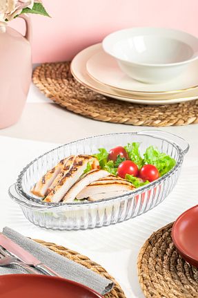بشقاب سفید شیشه Porsima - کد 917841522