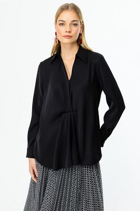 بلوز مشکی زنانه ساده Mi Pret a Porter - کد 917837111