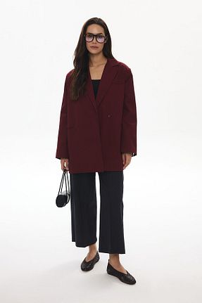 کت حجاب زرشکی زنانه رگولار Hooopstore - کد 917841543