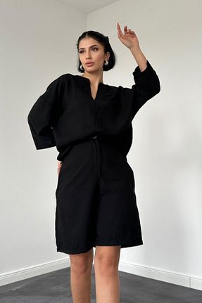 ست بالاتنه و پائین تنه مشکی زنانه novafems - کد 937407673