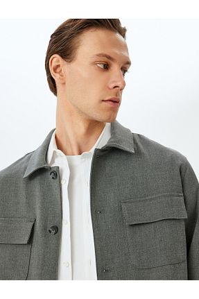 کت طوسی مردانه Loose Koton - کد 887189063