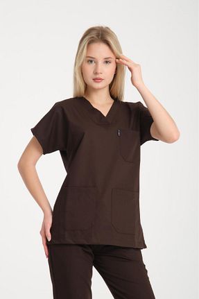 ست بالاتنه و پائین تنه قهوه ای زنانه بافتنی YILMAZ - کد 917849878
