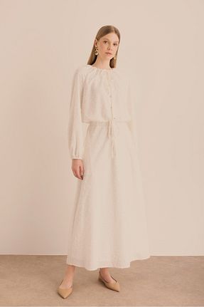 بلوز نباتی زنانه اورسایز Aker - کد 919314962