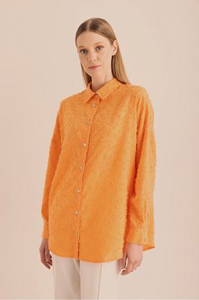 تونیک نارنجی بافتنی Aker - کد 917961093