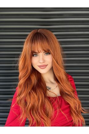 کلاه گیس نارنجی Fenomen Peruk - کد 917976479