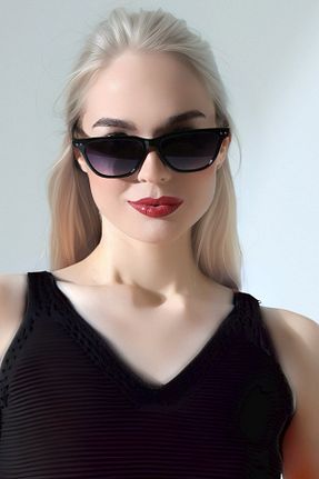 عینک آفتابی مشکی زنانه 52 MACERATİ - کد 917980203