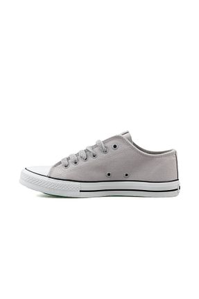 کفش اسنیکر طوسی مردانه بند دار Benetton - کد 917997937