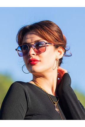عینک آفتابی آبی زنانه UV400 Angel Eyes - کد 800145471