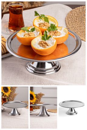 بشقاب رنگی استیل ضد زنگ Aslı Hediyelik - کد 899326393