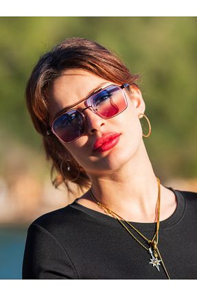 عینک آفتابی آبی زنانه UV400 Angel Eyes - کد 800145471
