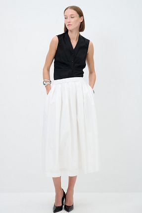 دامن سفید زنانه ساده adL - کد 918042697