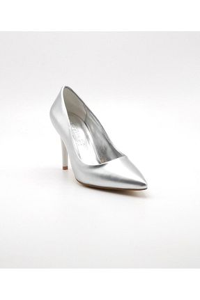 کفش استایلیتو طوسی پاشنه نازک Butik - کد 920771078