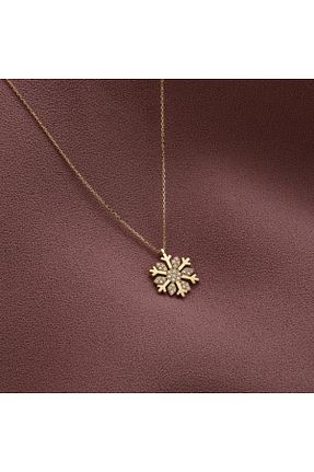 گردنبند طلا رنگی زنانه 14 عیار Siora Jewelry - کد 906421973