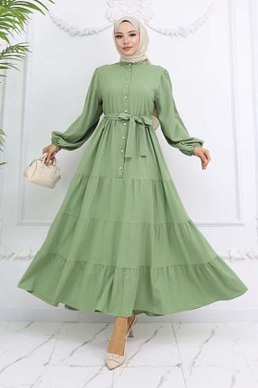 لباس حجاب سبز رگولار benguen - کد 918045280