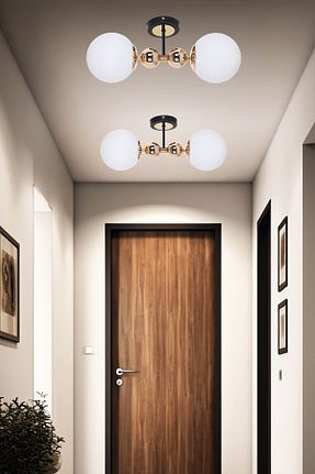 لوستر مشکی فلزی MŞ Aydınlatma - کد 917988484