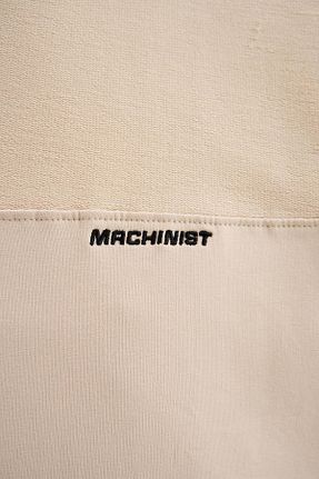 تیشرت بژ مردانه اورسایز Machinist - کد 919349736
