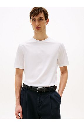 تیشرت سفید مردانه رگولار Tommy Hilfiger - کد 919570410