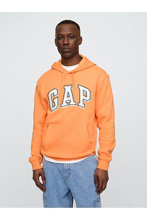 سوئیشرت نارنجی مردانه چاپی GAP - کد 919726459