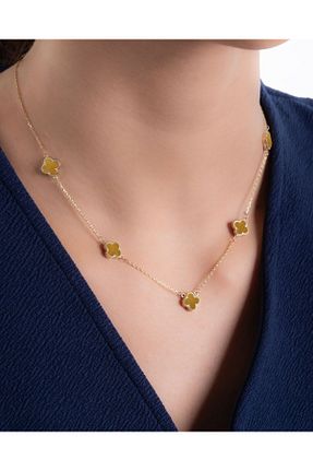 گردنبند طلا طلائی زنانه 8 عیار YCL JEWELLERY - کد 918278259