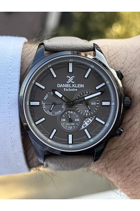 ساعت مچی قهوه ای مردانه 41-45 میلی متر Daniel Klein - کد 804096935