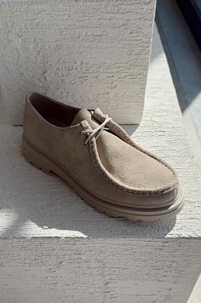کفش لوفر بژ زنانه پاشنه متوسط (5-9 سانتی متر) nope21shoess - کد 920774472