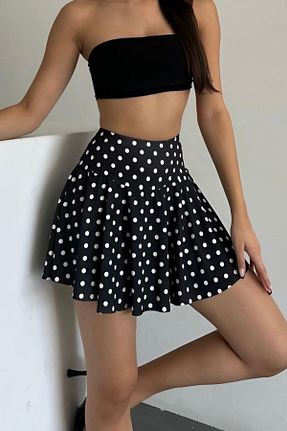 دامن مشکی زنانه مخلوط پلی استر Baby xclub - کد 918464572