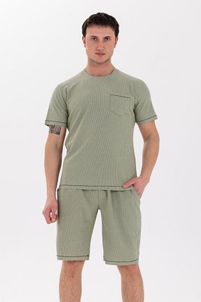 ست بالاتنه و پائین تنه خاکی مردانه بافتنی gw gewer - کد 919352360