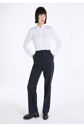 شلوار جین خاکی زنانه پاچه گشاد Colin’s - کد 790599220