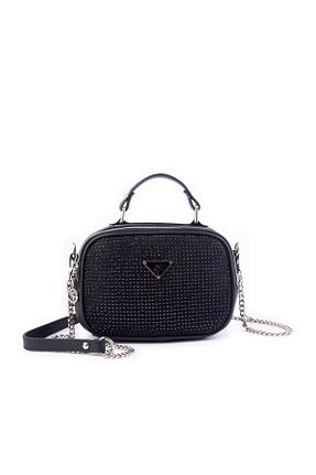 کیف دوشی مشکی زنانه چرم مصنوعی LOVELYSTORE - کد 919775746
