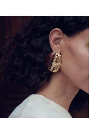 گوشواره استیل (فولاد) قهوه ای زنانه استیل (فولاد) VenüsDesign - کد 879319533