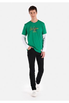 شلوار جین قهوه ای مردانه پاچه ساده Colin’s - کد 769559130
